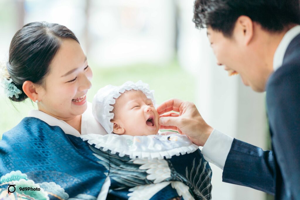 水天宮でお宮参り出張撮影