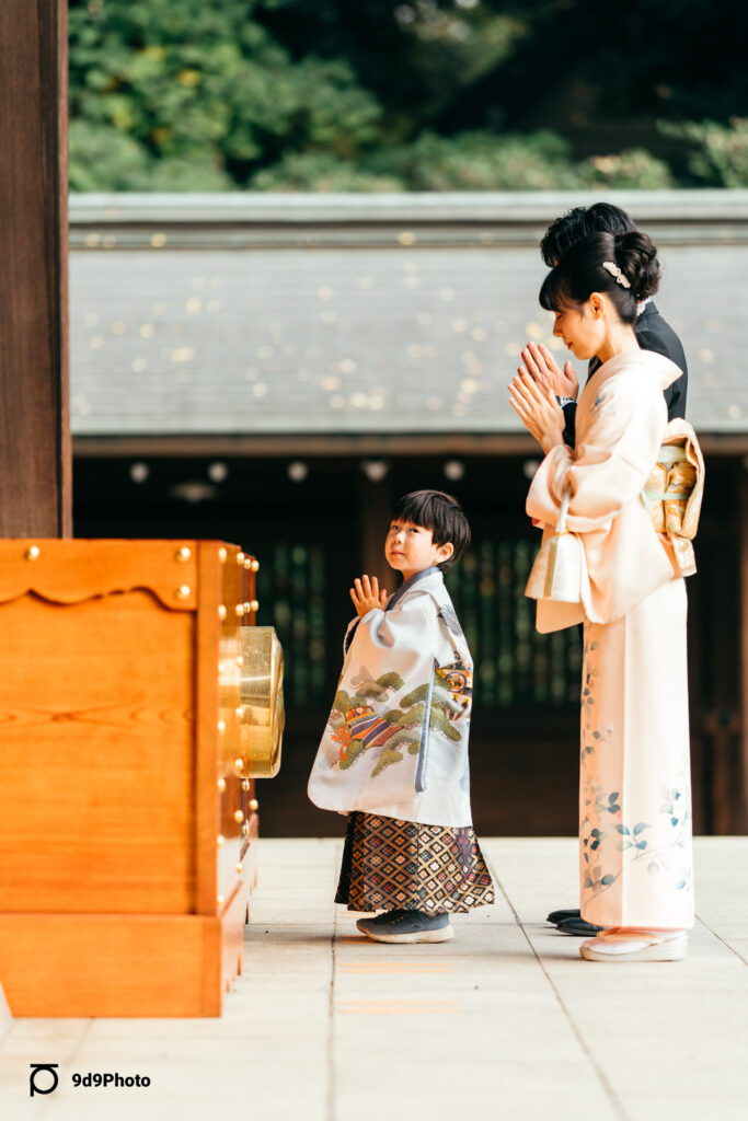 井草八幡宮　七五三出張撮影