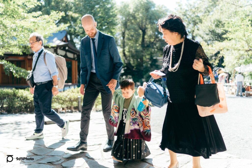 男の子3歳さんの七五三　出張撮影 in 阿佐ヶ谷神明宮