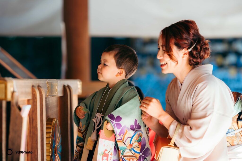 男の子3歳さんの七五三　出張撮影 in 阿佐ヶ谷神明宮