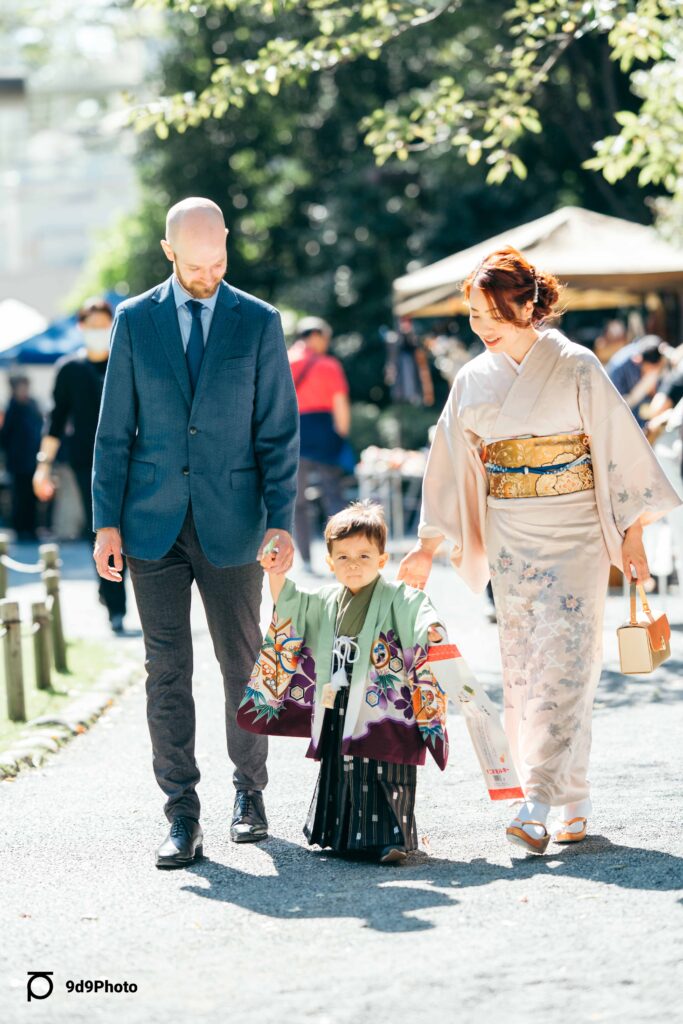 男の子3歳さんの七五三　出張撮影 in 阿佐ヶ谷神明宮