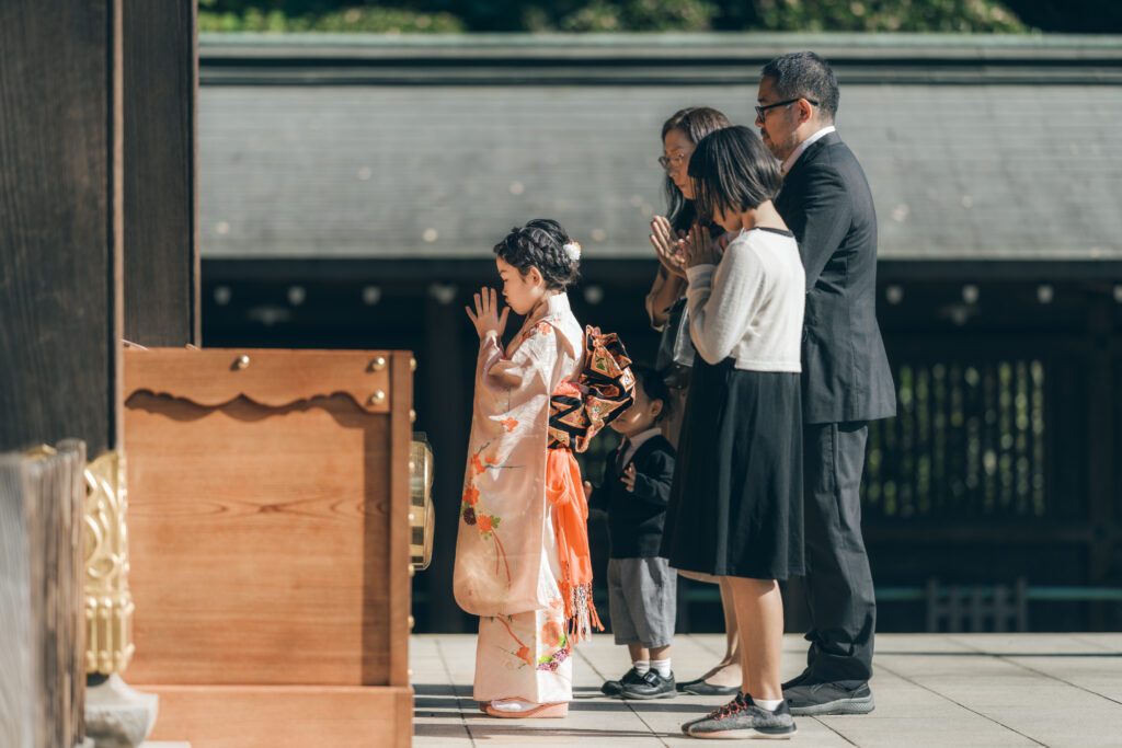 井草八幡宮　七五三の出張撮影