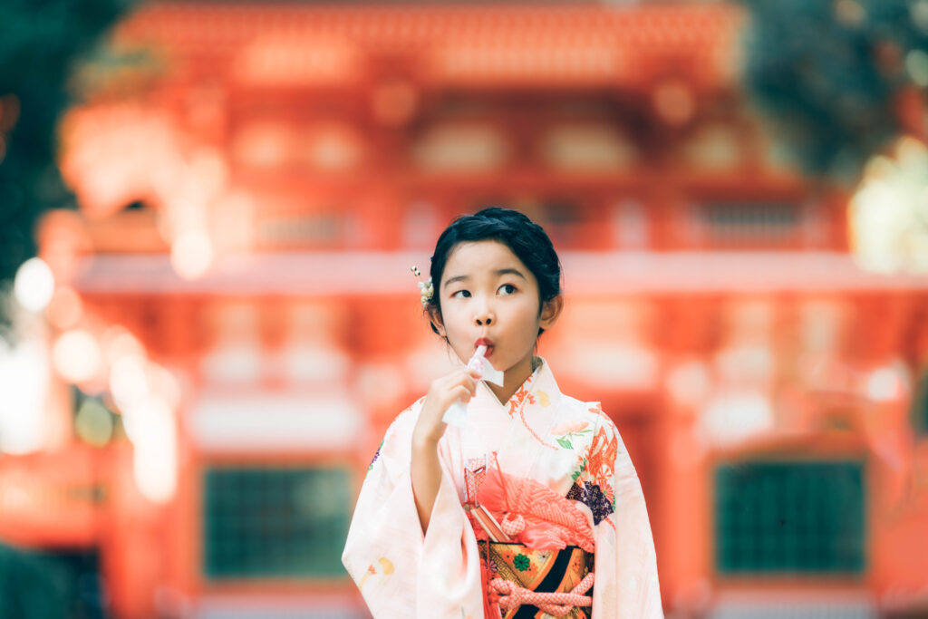 井草八幡宮　七五三の出張撮影