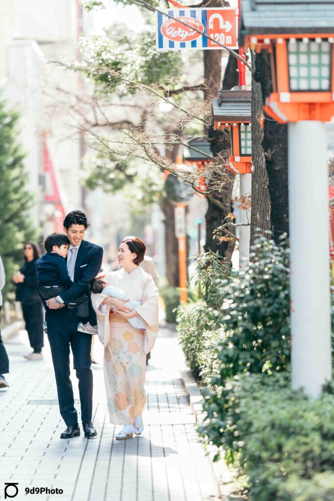 兄弟でお宮参りの写真を in 東京水天宮