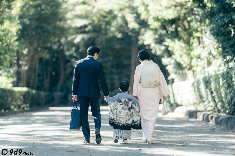 男の子５歳さんの七五三　出張撮影 in 井草八幡宮