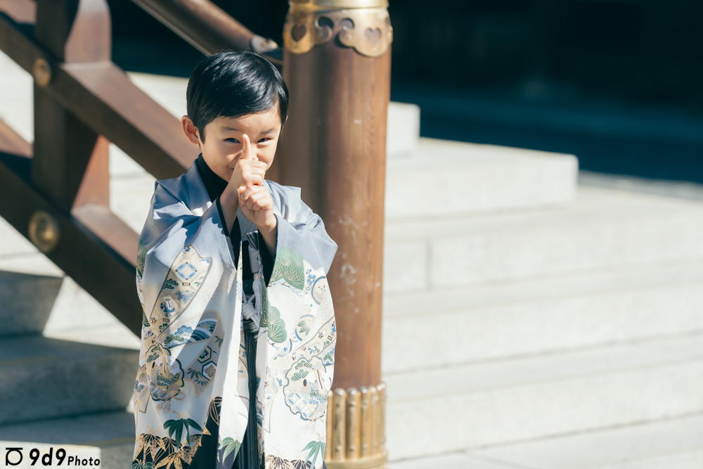 男の子５歳さんの七五三　出張撮影 in 井草八幡宮