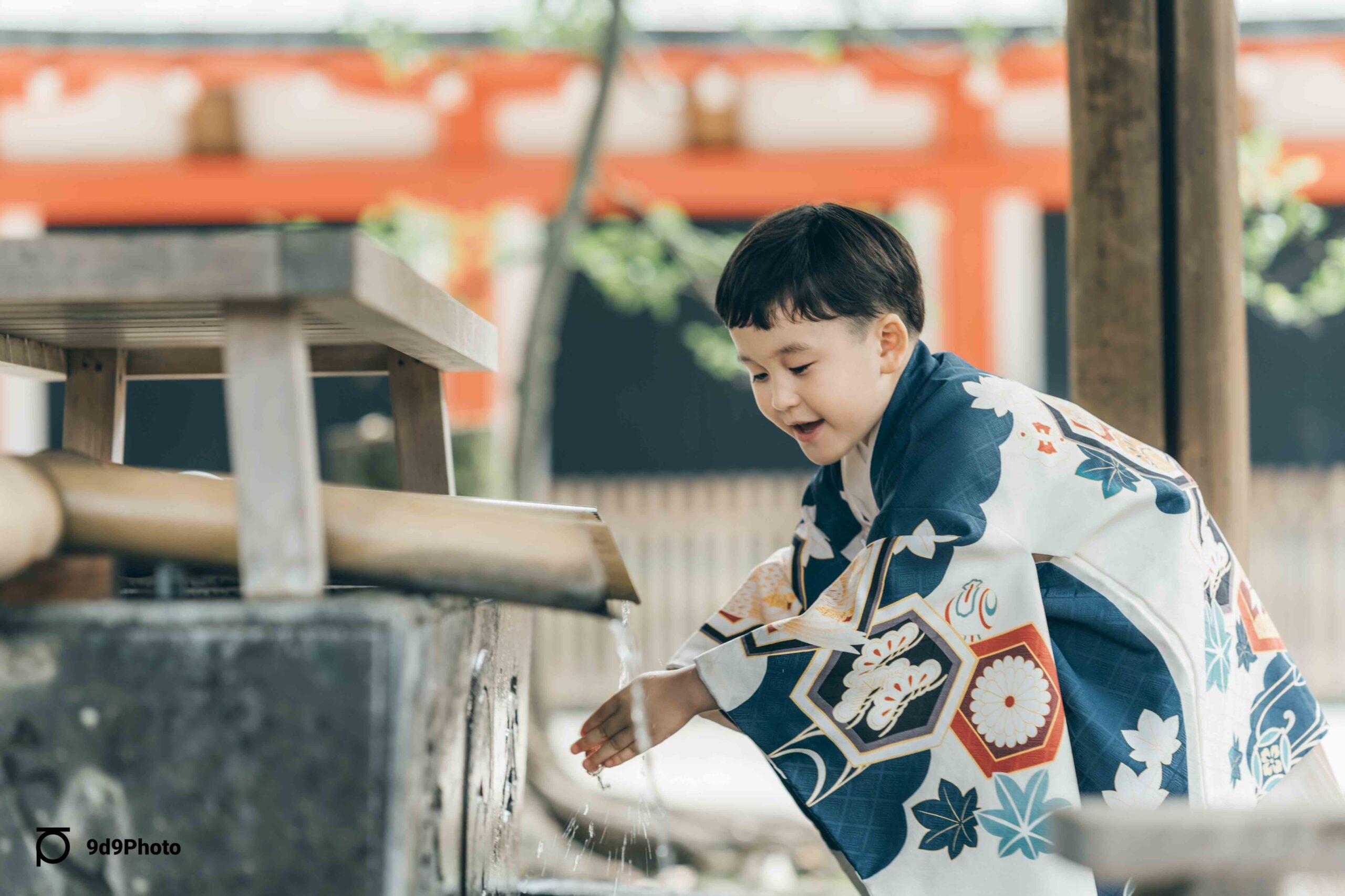 井草八幡宮の手水舎
