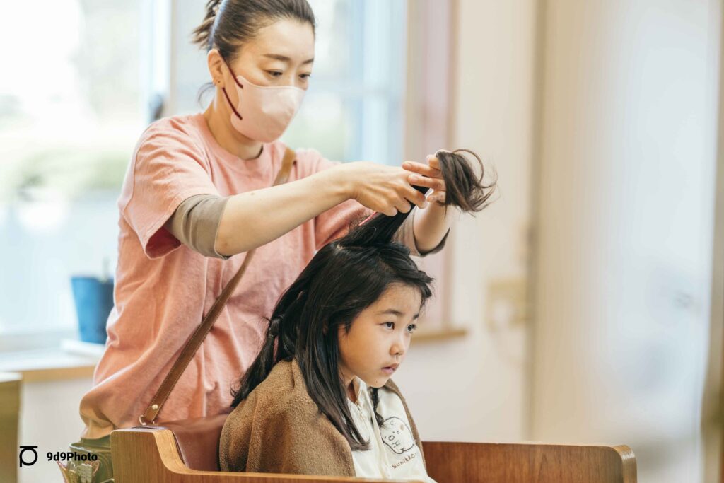 お支度からの七五三ヘアセット