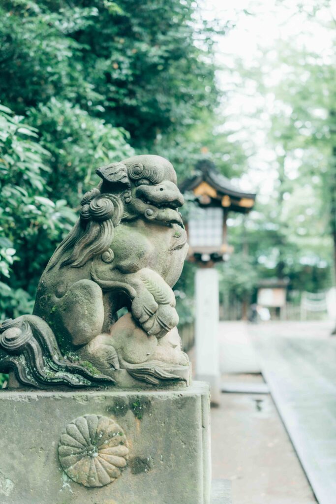 荻窪八幡神社の狛犬