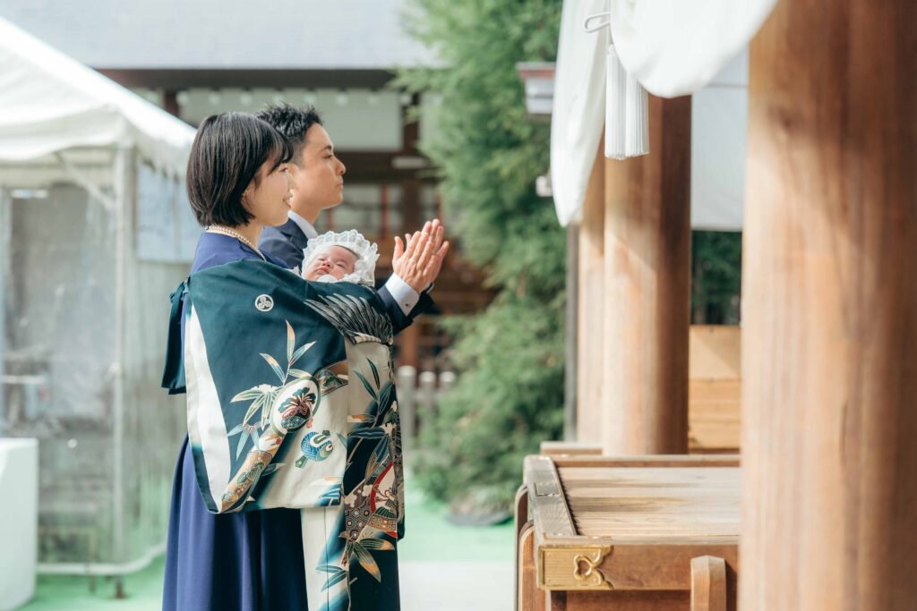 阿佐ヶ谷神明宮 お宮参り記念写真