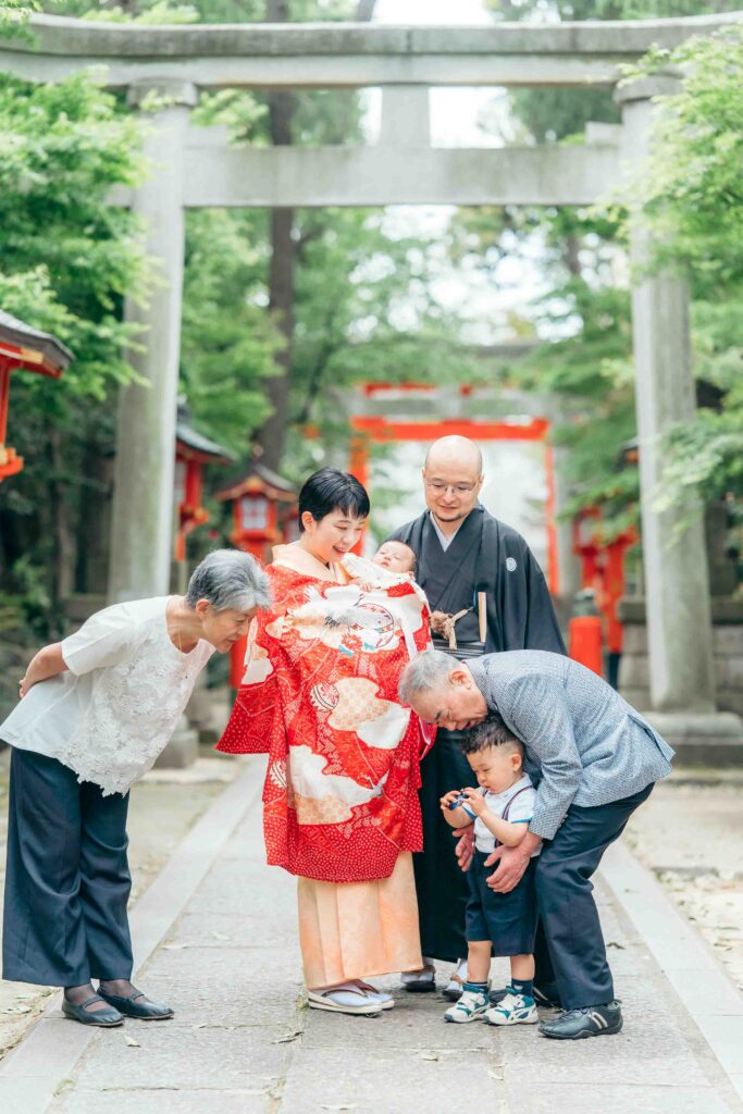 馬橋稲荷神社でのお宮参り