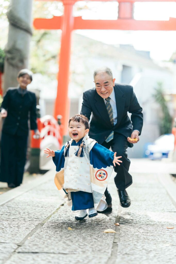 馬橋稲荷神社で七五三