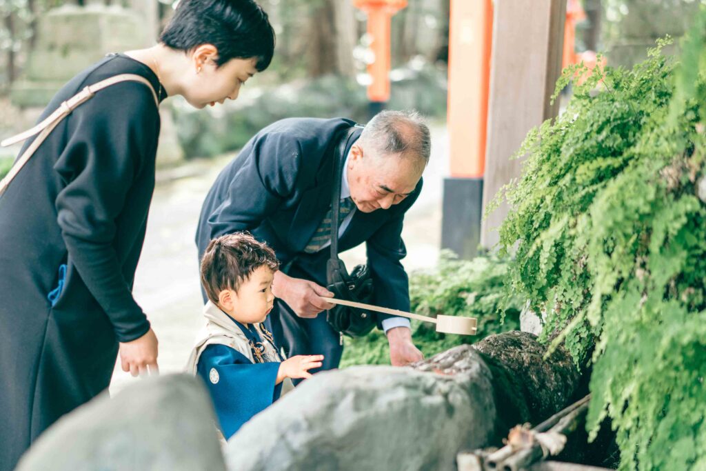 馬橋稲荷神社の手水舎